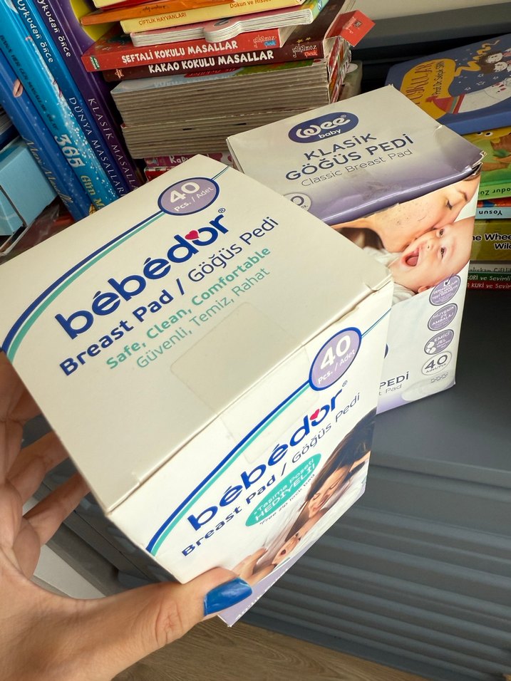 Bebedor ve Wee Baby Klasik Göğüs Pedi 40'lı - Görsel 2