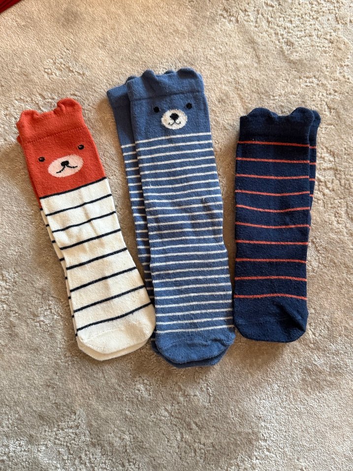 Çizgili Erkek Çocuk Çorap Seti - Görsel 2