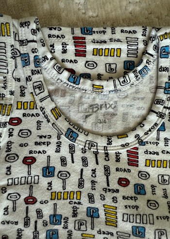 Brix 2li Çocuk Çok Renkli Baskılı Atlet - Görsel 2