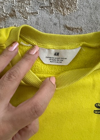 H&M Sarı Baskılı Erkek çocuk Eşofman Takımı - Görsel 3