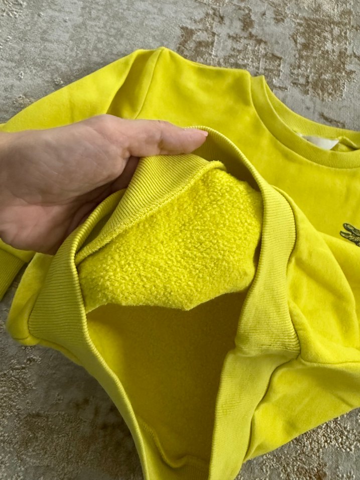 H&M Sarı Baskılı Erkek çocuk Eşofman Takımı - Görsel 4