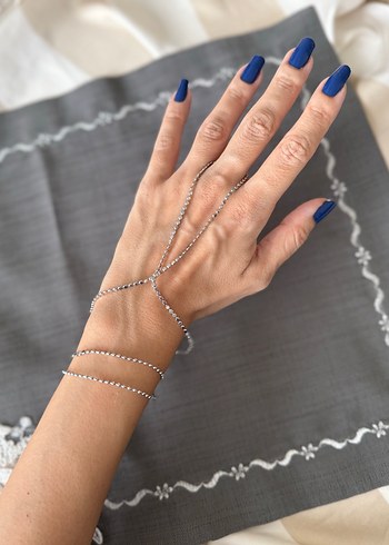 Ezme pul zincir gümüş renk şahmeran - Görsel 3