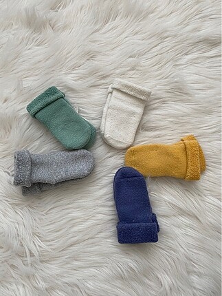 H&M 5 çift havlu çorap&5adet zıbın