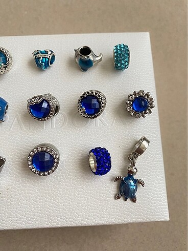 Beden Mavi pandora tarz charm