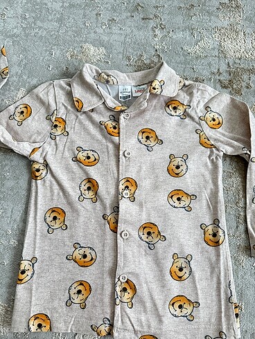 24-36 Ay Beden sarı Renk Lcwaikiki Winnie the Pooh pijama takımı