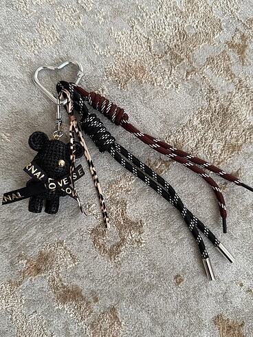 Accessorize Siyah ayıcıklı çanta charmı / anahtarlık