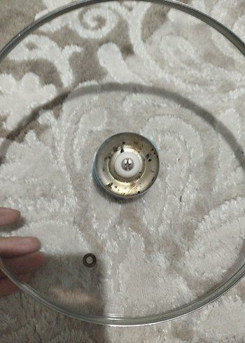  Beden beyaz Renk Bej Tencere Cam Kapak 24 cm