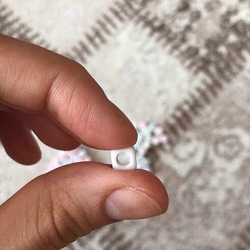 Beden çeşitli Renk renkli harfli boncuk
