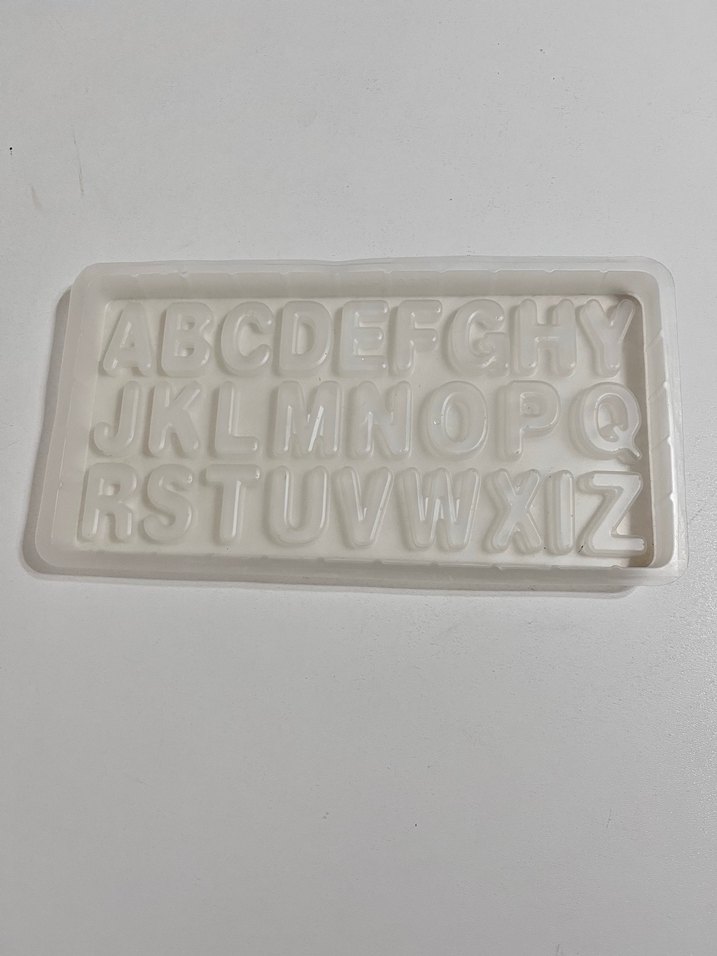 Epoksi harf kalıbı ve silikon kalıp - Görsel 2
