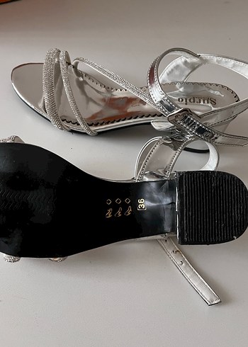 Taşlı 11 yaş kız çocuk abiye ayakkabı - Görsel 3