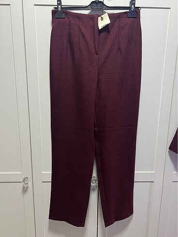 40 Beden bordo Renk Koton bordo takım