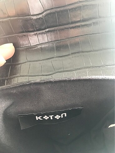  Beden siyah Renk Koton marka Kadın kol çantası