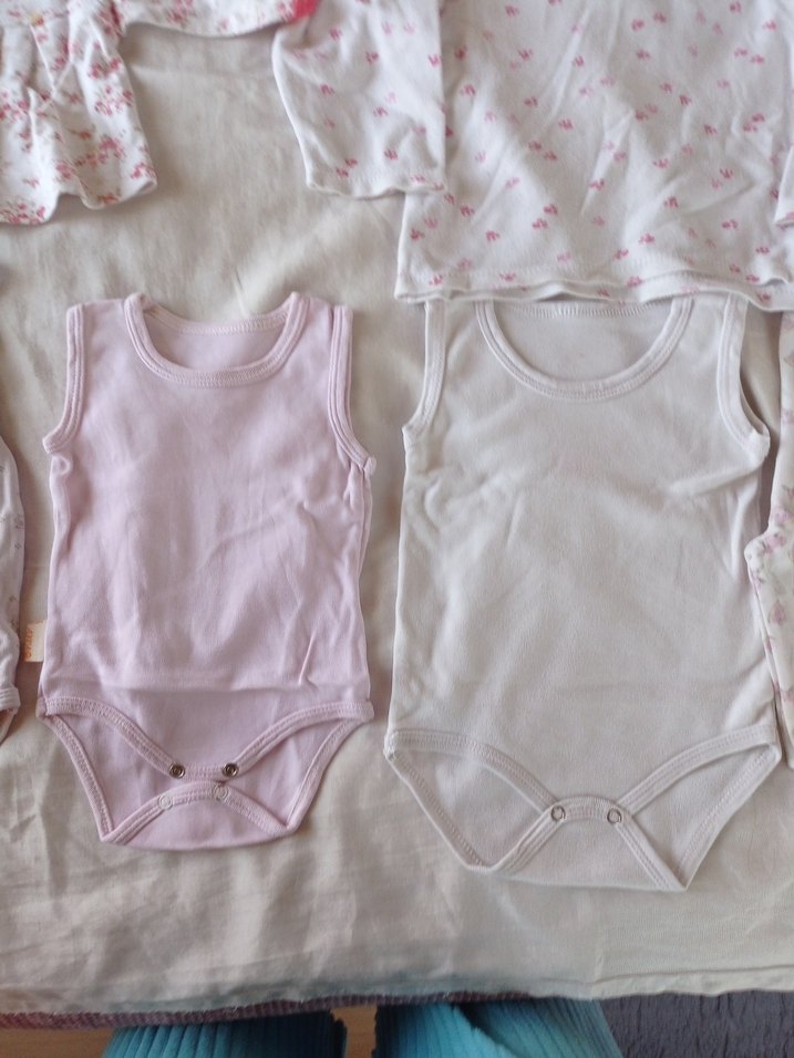 Dantel Detaylı Pembe Askısız Bebek Body - Görsel 5