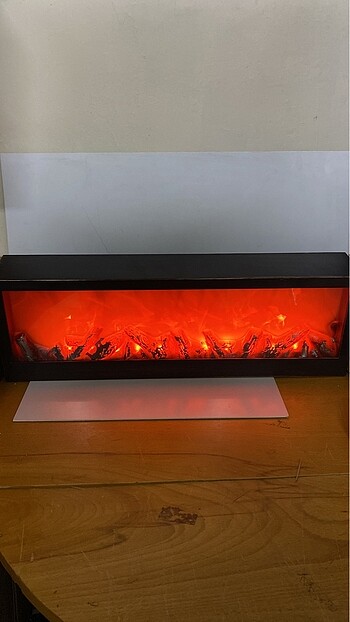 Dekoratif 60 cm şömine ısı vermez