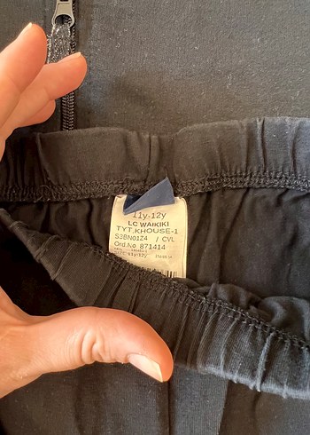 Kız Çocuk Gri Fermuarlı Unicorn Sweatshirt takım - Görsel 6