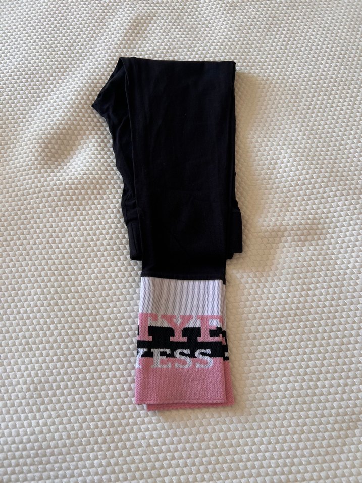 Kız Çocuk Siyah Street Wear Tayt - Görsel 5