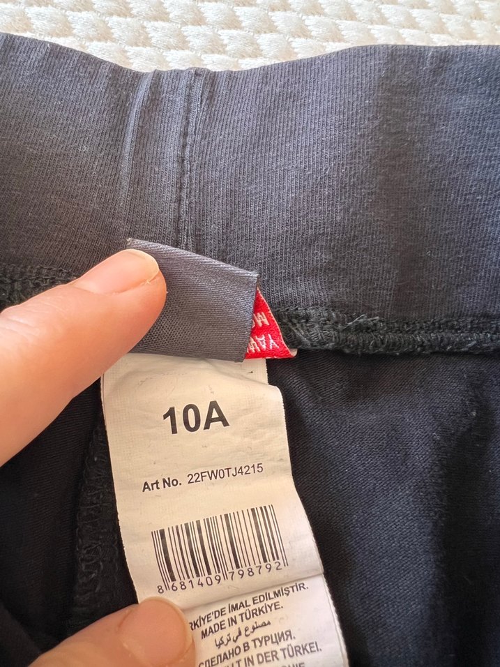 Kız Çocuk Siyah Street Wear Tayt - Görsel 4