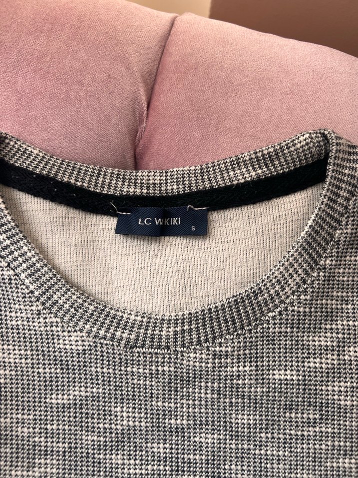 Gri  erkek Kazak - Görsel 2