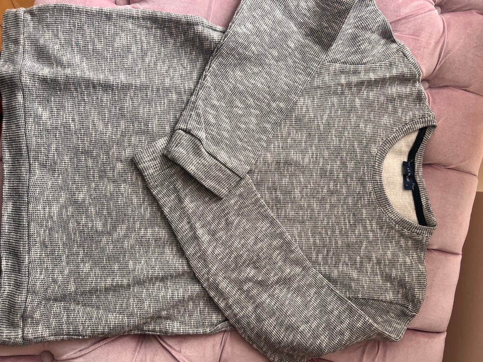 Gri  erkek Kazak - Görsel 4