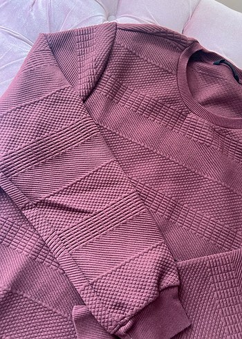 Bordo erkek kazak - Görsel 6