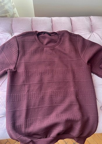 Bordo erkek kazak - Görsel 3