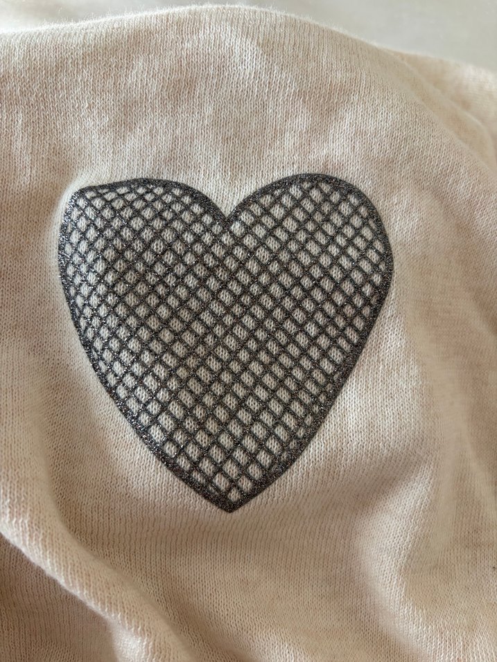 Bej  Triko Kazak Kalp Detaylı - Görsel 4