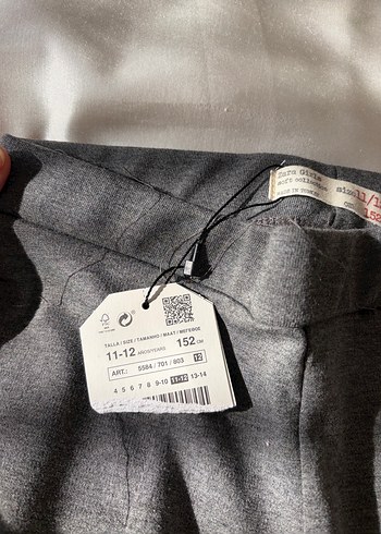 Gri Fermuarlı Rahat Kesim tayt - Görsel 2