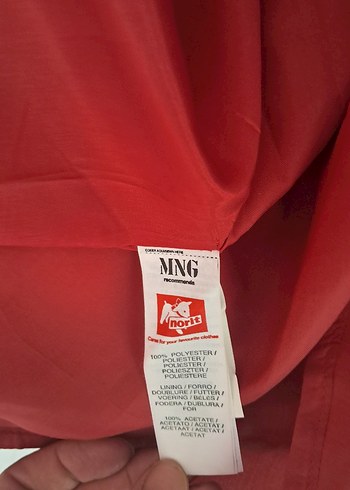 Mango Saten Straplez midi boy  Elbise - Görsel 5