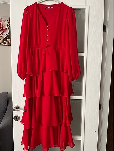 s Beden kırmızı Renk Kırmızı s beden elbise