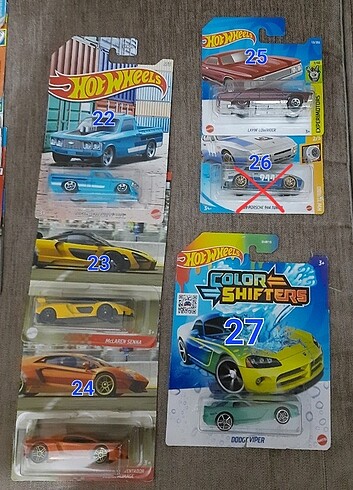  Toplu Hotwheels 