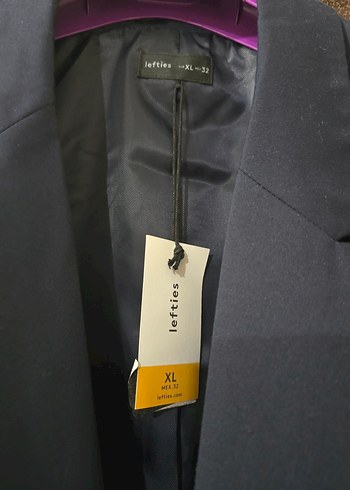 Düğmeli Lacivert Kadın Blazer Ceket lefties marka - Görsel 3