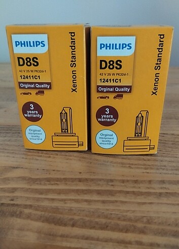  Beden Philips D8S XENON AMPUL 