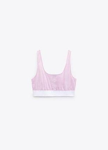Zara ZATA POPLİN TOP