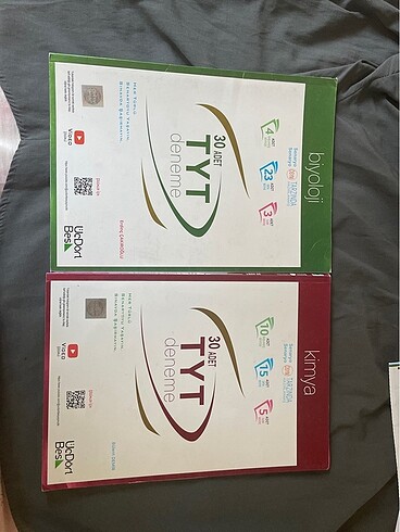 345 Tyt biyoloji deneme Tyt kimya deneme