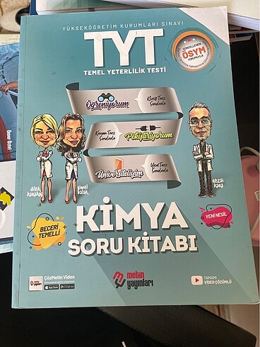 Metin yayınları Tyt kimya soru bankası