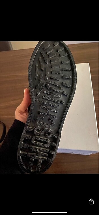 41 Beden siyah Renk Moschino Sandalet