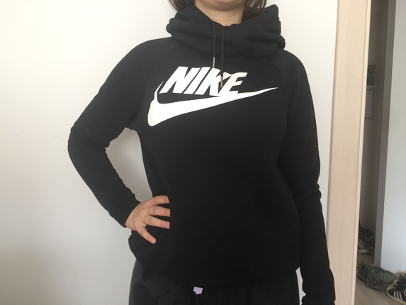 nike orijinal m sweatshirt kapüşonlu siyah