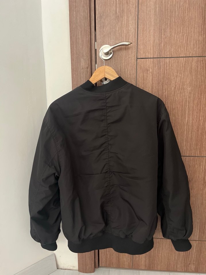 Siyah bomber Ceket - Görsel 3