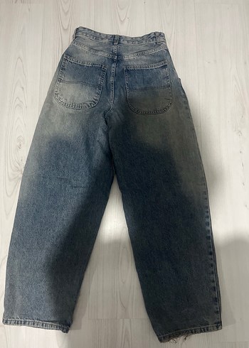 BERSHKA baggy Kesim Denim Jean - Görsel 4