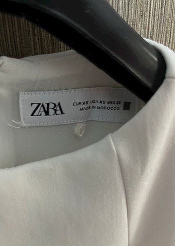Zara beyaz mini a kesim elbise - Görsel 5
