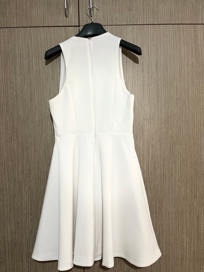 Zara beyaz mini a kesim elbise - Görsel 4