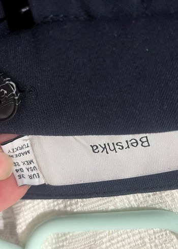 bershka Kadın Lacivert Kumaş Pantolon - Görsel 6