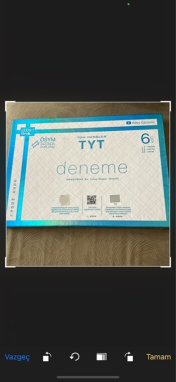 3/4/5 Yayınları Tyt 6lı Deneme