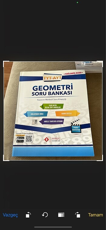 Tyt/Ayt Geometri Sonuç Yayınları Soru Bankası