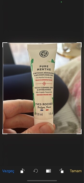 Yves Rocher Peeling Etkili Yüz Yıkama Jeli