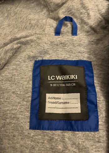 Mavi Kapüşonlu Erkek Çocuk ceket - Görsel 4