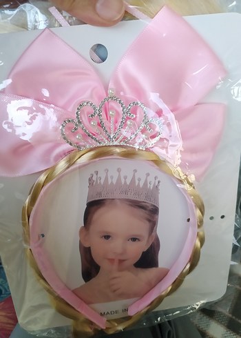 Pembe prenses çocuk tacı - Görsel 2
