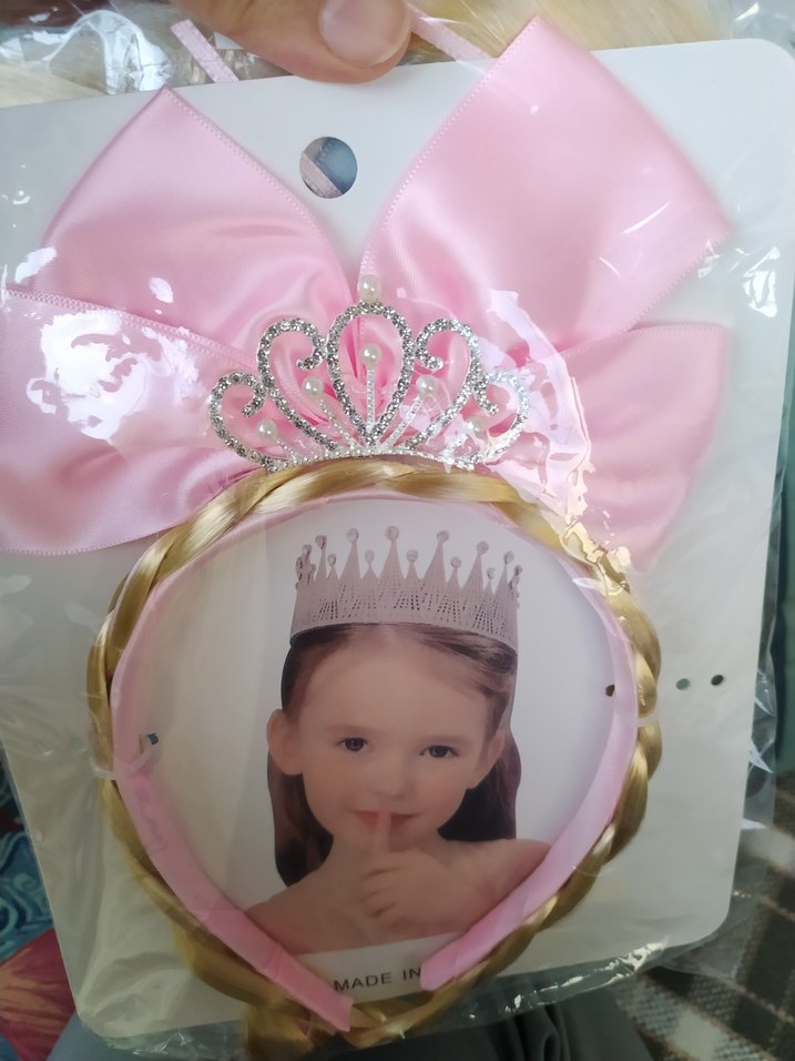 Pembe prenses çocuk tacı - Görsel 2