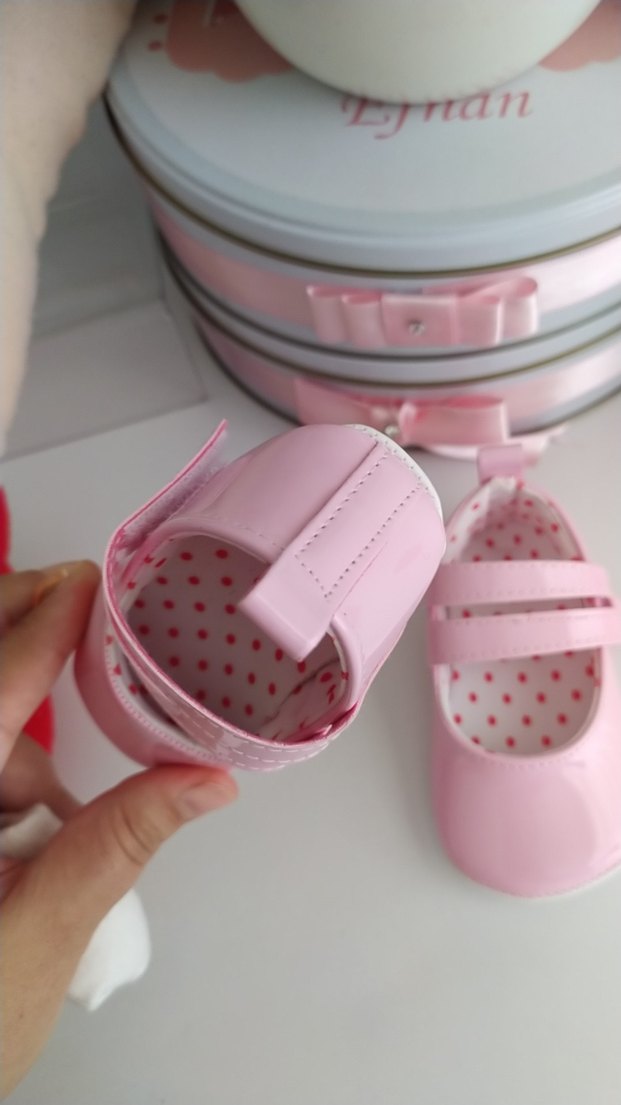 Kız Bebek Pembe İlk Adım Ayakkabısı - Görsel 4