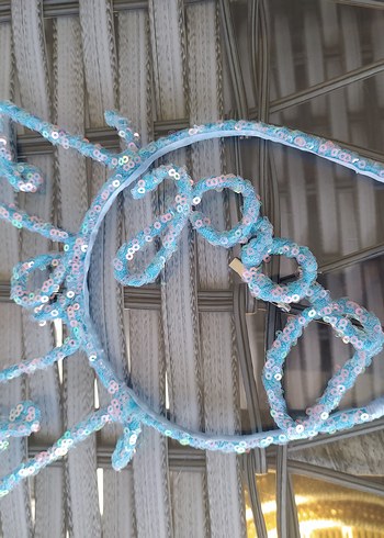 Altın Payetli mom dad Taç - Görsel 2